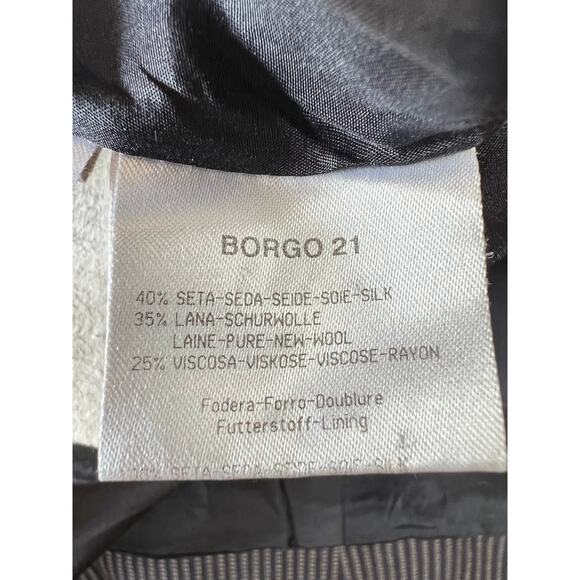 Giorgio Armani Borgo 21 Authentic Made in Italy Silk / Wool Blazer Jacket Sz 44 - Picture 9 of 11
